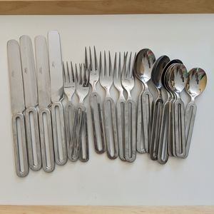 Unique Rogers Vintage Retro Stainless Silverware